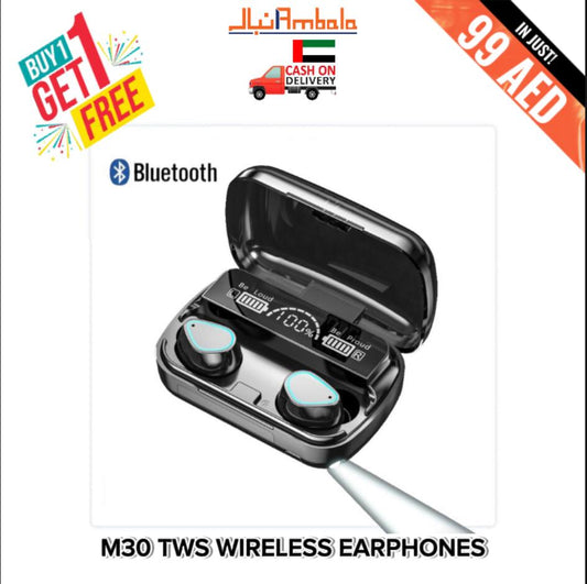 M30 TWS Wireless Earphones - Buy 1 Get 1 Free