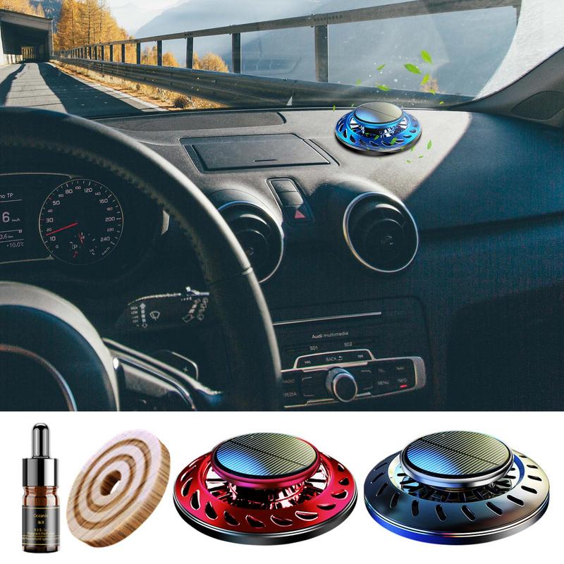 Upgrade your car's air freshener with this Solar Rotating Fragrance Di