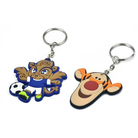 PVC Rubber Patch Keychain